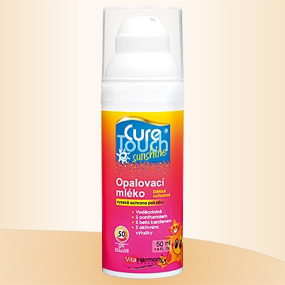 Opalovací mléko dětské SPF50, cestovní balení 50 ml