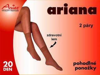 Ariana - pohodlné ponožky, 2 páry v krabičce